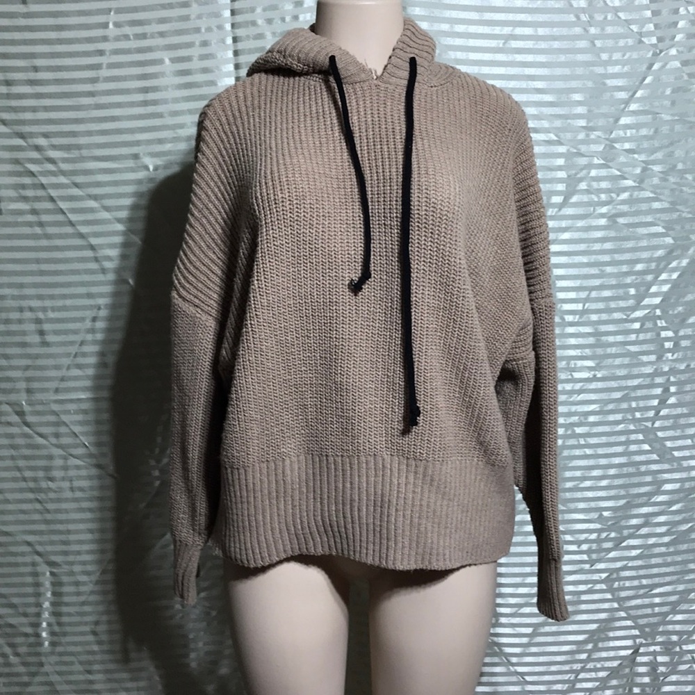 Oversized Hooded Grandpa Sweater Comfy Warm Casual - Picture 6 of 8